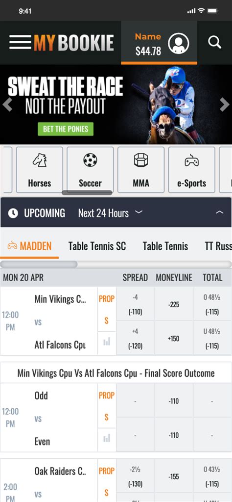 mybookie app login